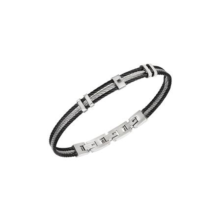 Breil Breil Armband zwart / zilver