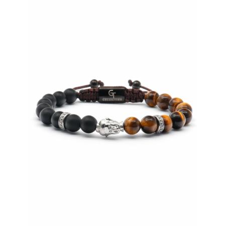 GT Collection GT Collection Armband Buddha Head zilver