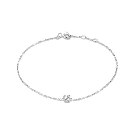 Isabel Bernard Armband zilver / transparant