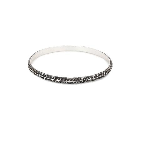 Gaya Gaya Armband zwart / zilver