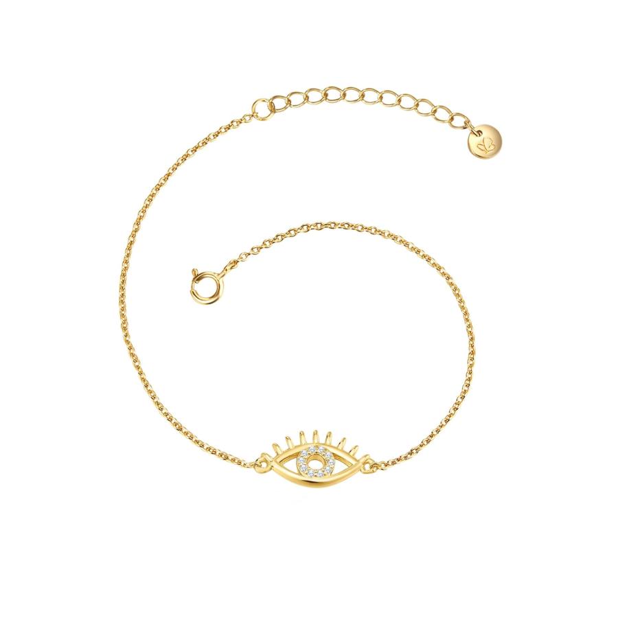 Glanzstücke München Glanzstücke München Armband goud / wit -