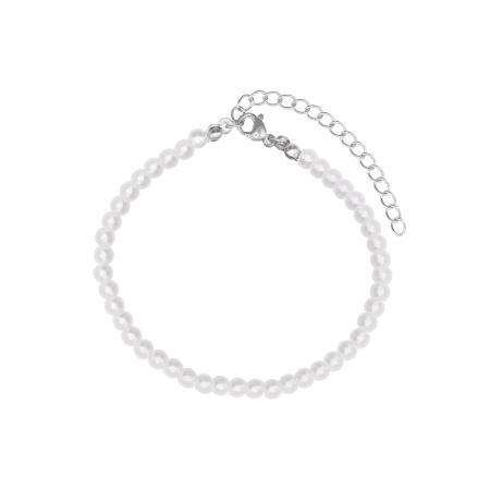 Heideman Heideman Armband Blake zilver / parelwit