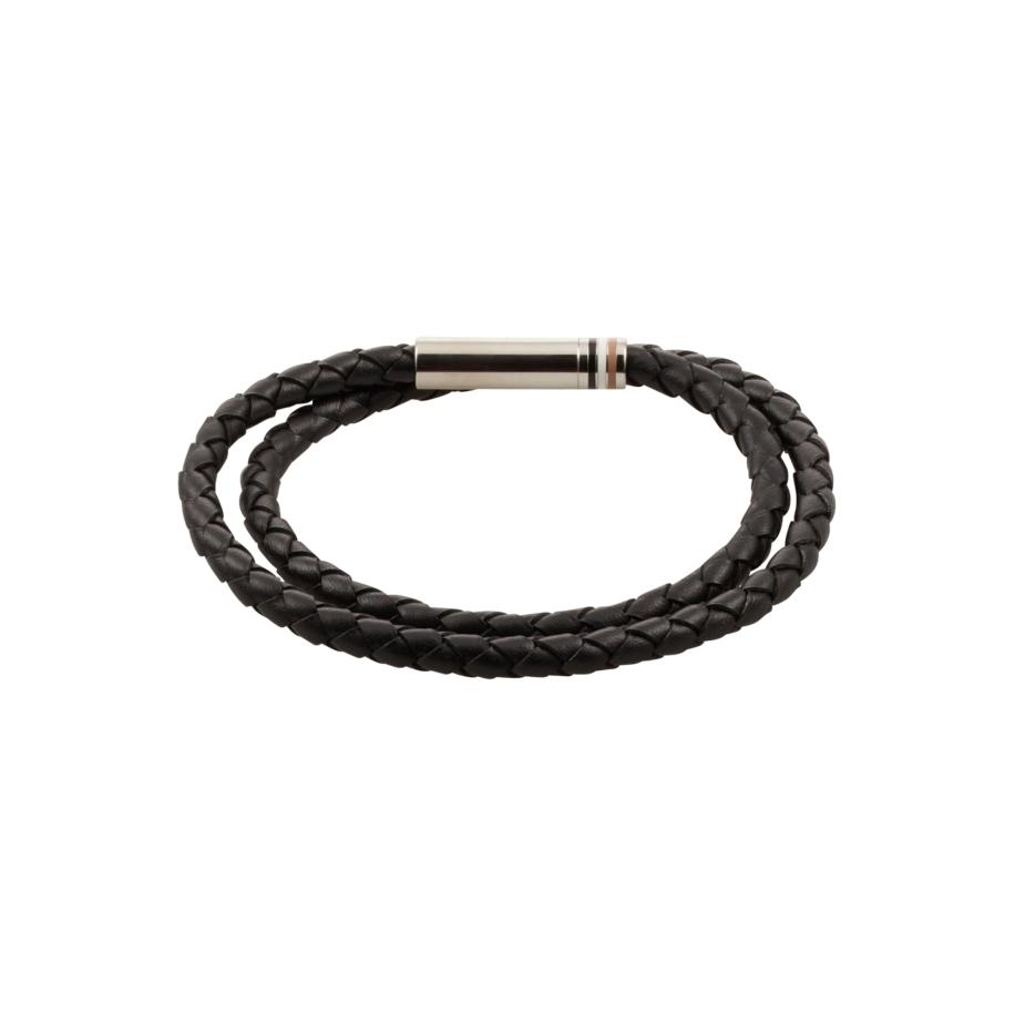 Hugo Boss BOSS Armband Ares zwart / zilver -