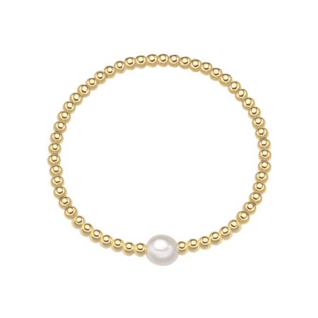 Yokoamii Yokoamii Armband goud / wit