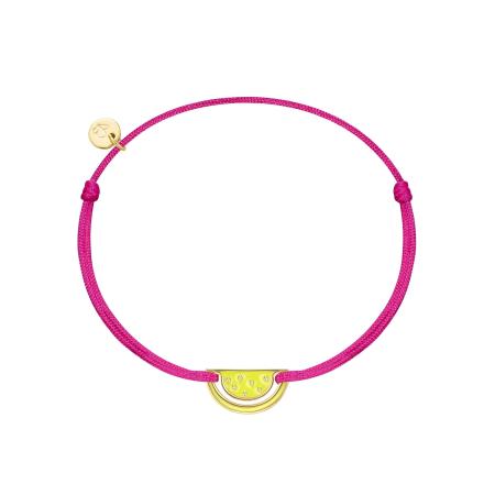 Glanzstücke München Glanzstücke München Armband goudgeel / pink