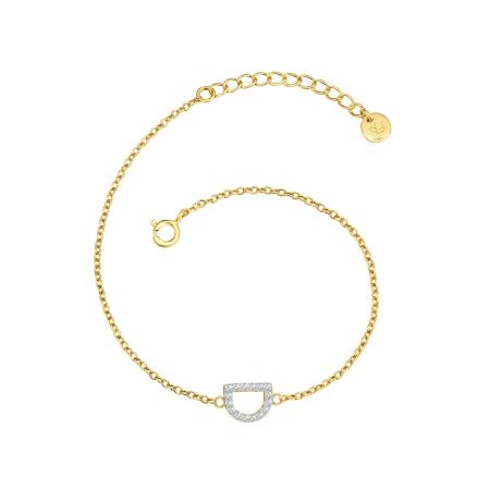 Glanzstücke München Glanzstücke München Armband goudgeel / zilver