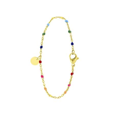 Lucardi Lucardi Armband goud / gemengde kleuren