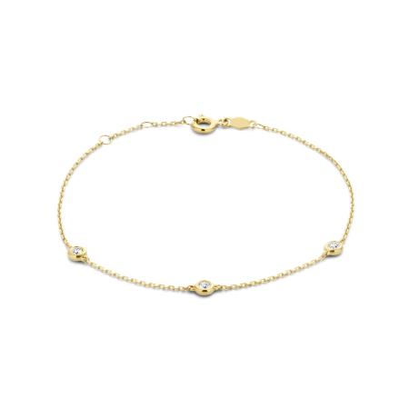 Isabel Bernard Armband goud / transparant