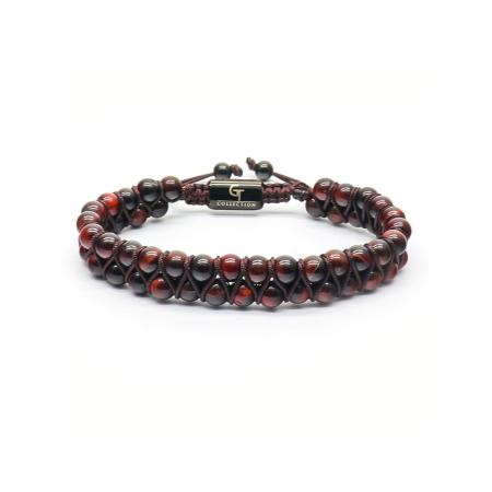 GT Collection GT Collection Armband Double-Bead rood
