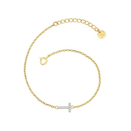 Glanzstücke München Glanzstücke München Armband goudgeel / zilver