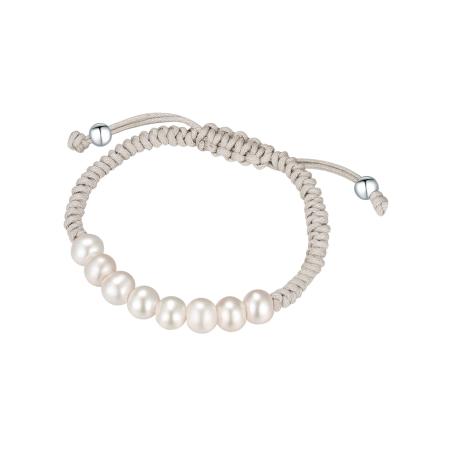 Valero Pearls Valero Pearls Armband zilver / wit