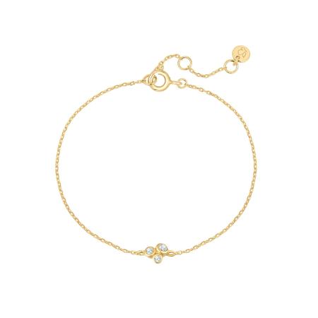 Glanzstücke München Glanzstücke München Armband goudgeel / transparant