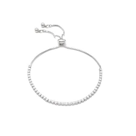 Heideman Heideman Armband Chris zilver / wit