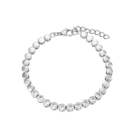 Heideman Heideman Armband Nevio zilver / wit