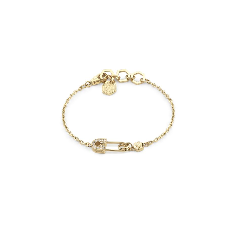 Philipp Plein Philipp Plein Jewellery Armband SAFETY PIN goud -