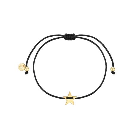 Glanzstücke München Glanzstücke München Armband goudgeel / zwart