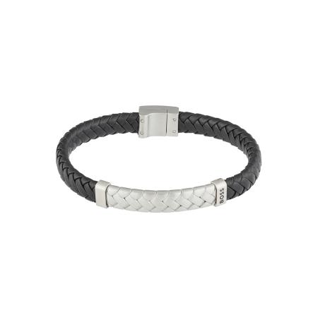 Hugo Boss BOSS Armband zwart / zilver