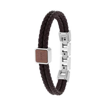 JOOP! JOOP! Armband bruin / zilver