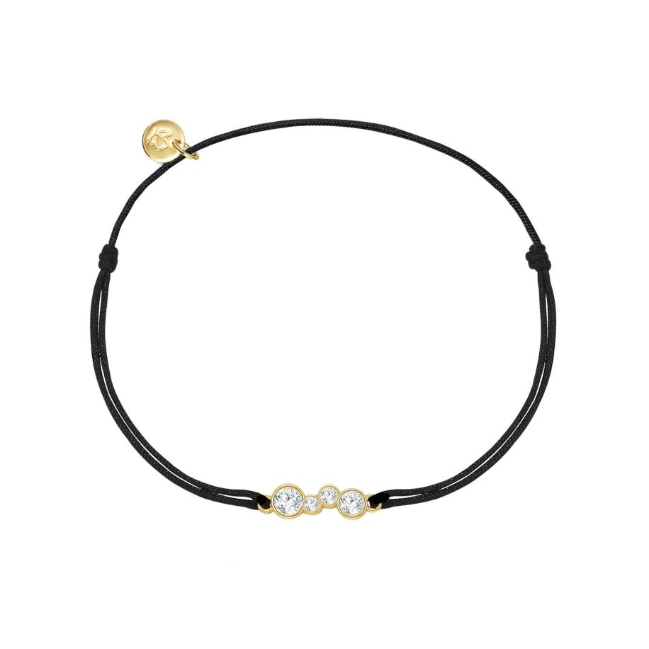 Glanzstücke München Glanzstücke München Armband goudgeel / zwart -