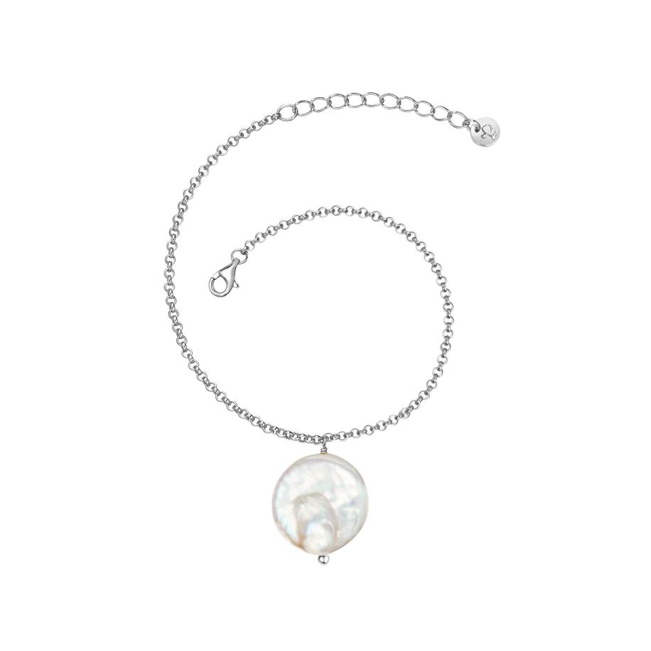 Glanzstücke München Glanzstücke München Armband zilver / parelwit -
