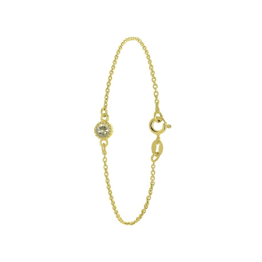 Lucardi Lucardi Armband goud / transparant -