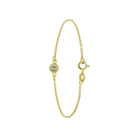 Lucardi Lucardi Armband goud / transparant