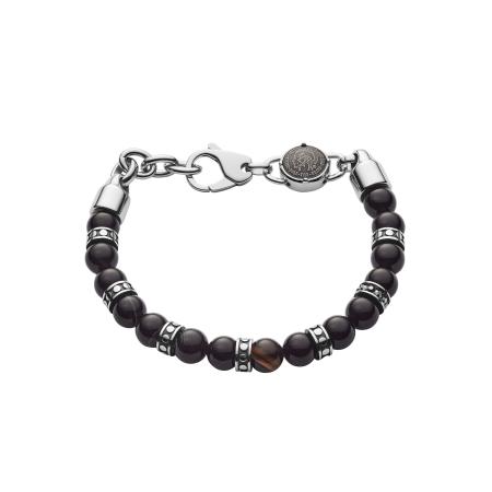 Diesel DIESEL Armband zwart / zilver