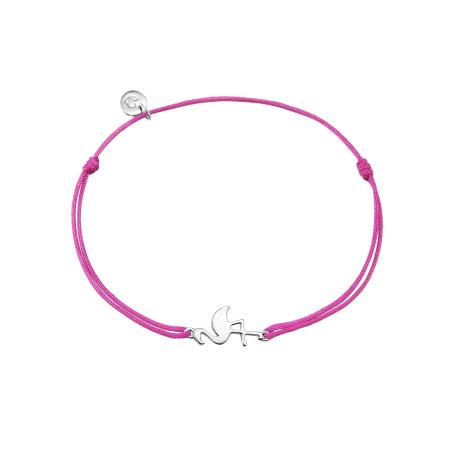 Glanzstücke München Glanzstücke München Armband fuchsia / zilver