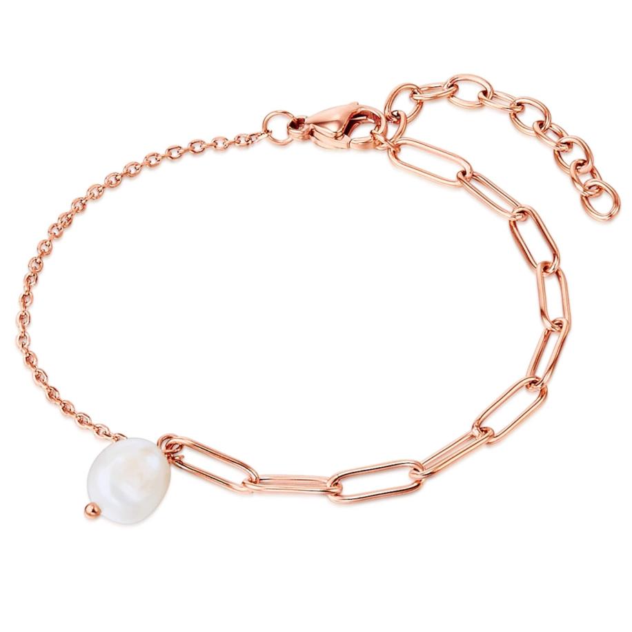 Valero Pearls Valero Pearls Armband rose-goud -