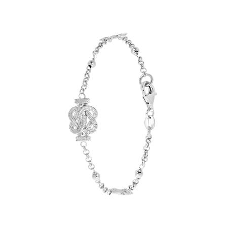 Lucardi Lucardi Armband Dagi Knoten zilver