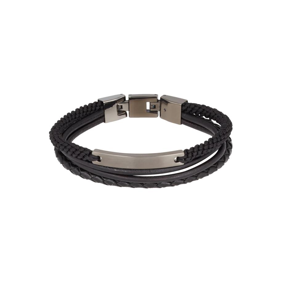 Fossil FOSSIL Armband zwart / zilver -
