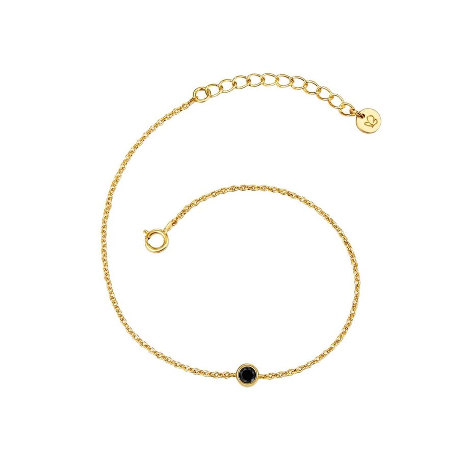 Glanzstücke München Glanzstücke München Armband goudgeel / zwart -