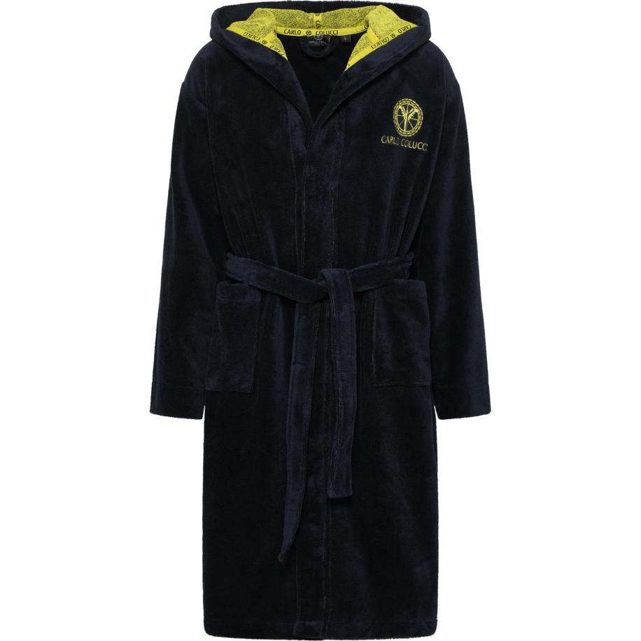 carlo colucci Carlo Colucci Badjas kort Como navy / geel -