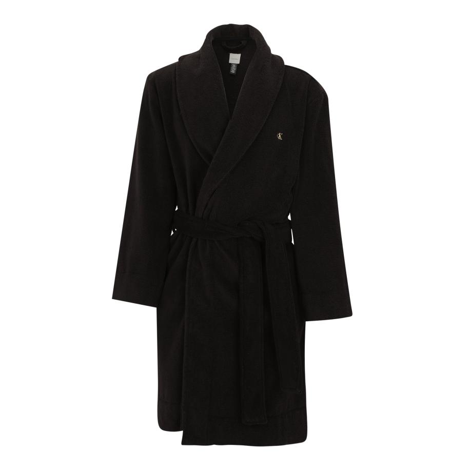 Calvin Klein Calvin Klein Underwear Badjas lang zwart -