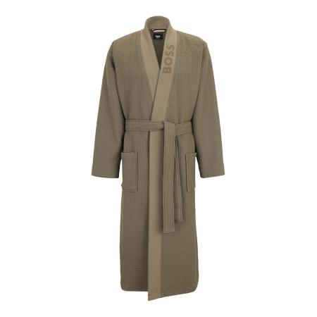 BOSS Badjas lang cappuccino