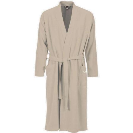 TRIGEMA Badjas zand, Effen