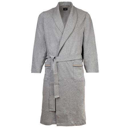 Hugo Boss BOSS Badjas kort grijs