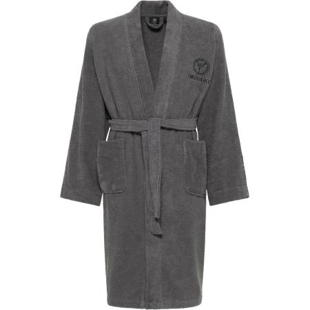 carlo colucci Carlo Colucci Badjas kort antraciet