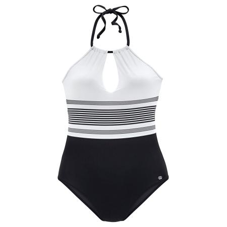 Jette JETTE Badpak Macy zwart / wit