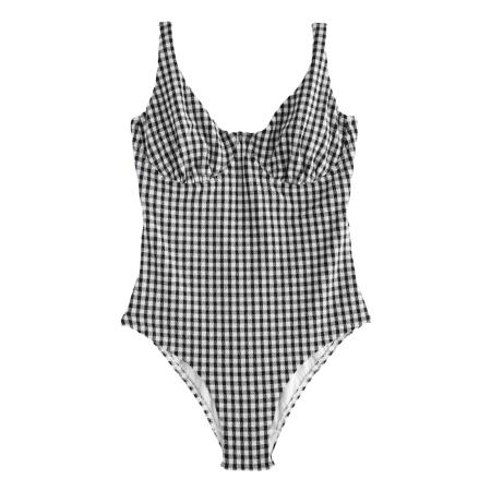 Next Next Badpak zwart / wit