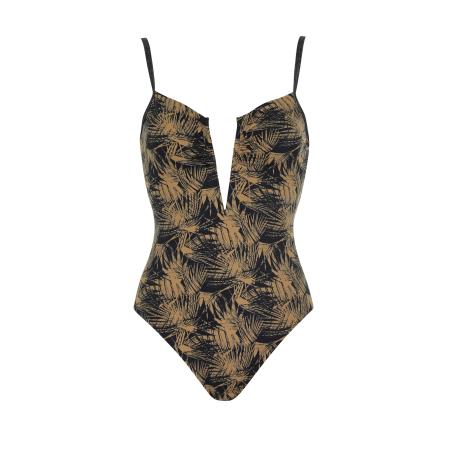 OLYMPIA OLYMPIA Badpak beige / zwart