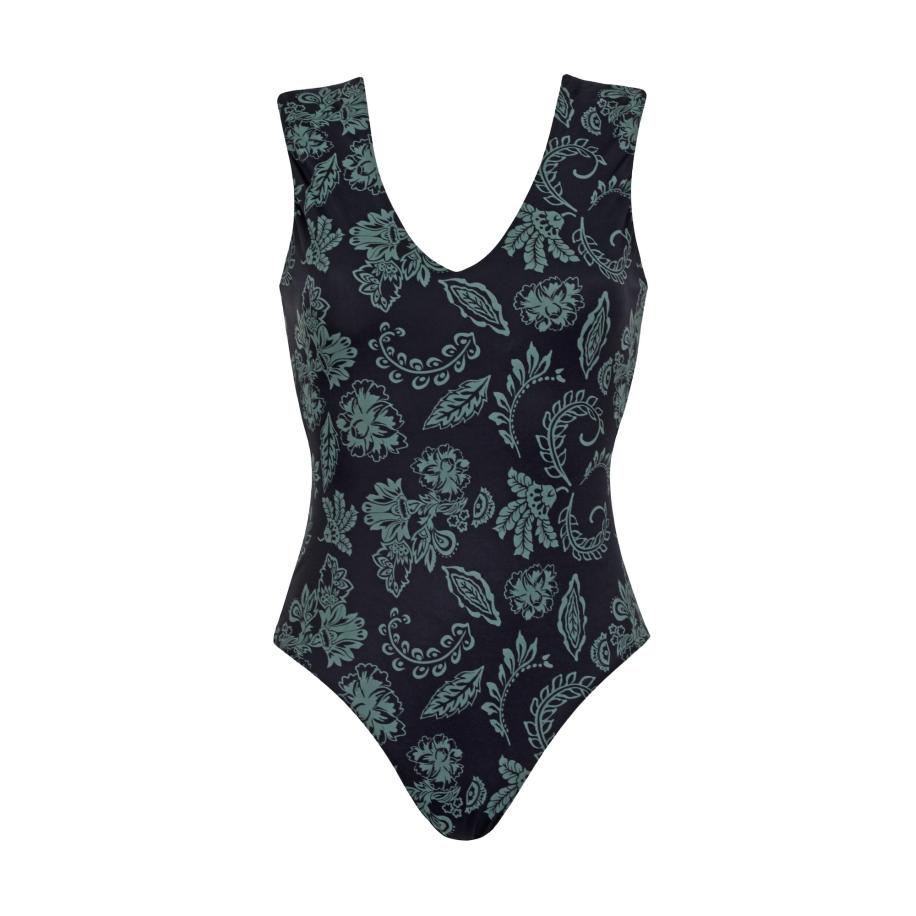 Vivid VIVID Badpak donkerblauw / donkergroen -