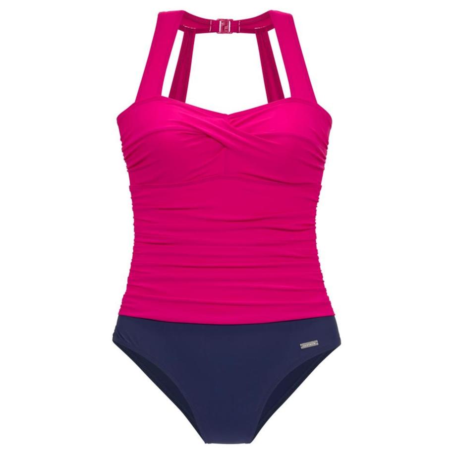 Lascana LASCANA Shaping-badpak navy / neonroze -
