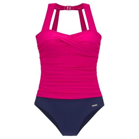 Lascana LASCANA Shaping-badpak navy / neonroze