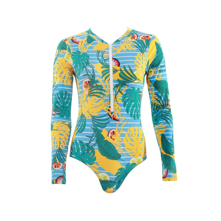 Vivid VIVID Badpak turquoise / lichtblauw / geel / wit -