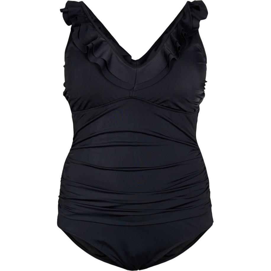 Zizzi Swim by Zizzi Badpak Skitrin zwart -