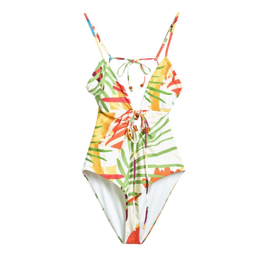 Desigual Desigual Badpak kiwi / oranje / watermeloen rood / wit -