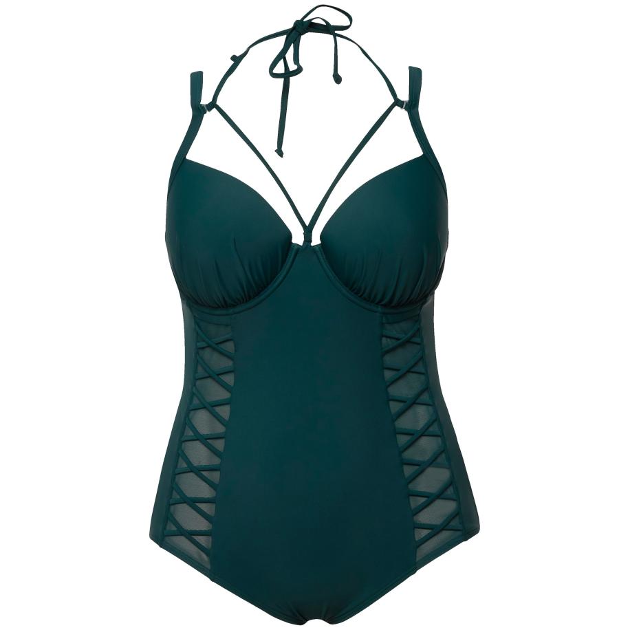 Ulla Popken Ulla Popken Badpak petrol -