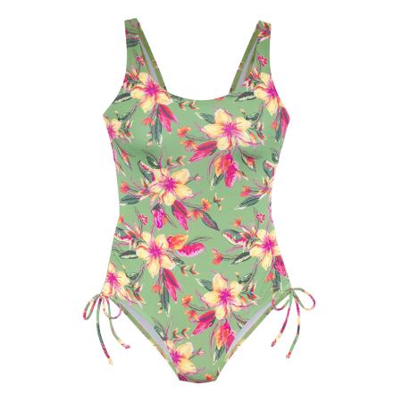 Lascana LASCANA Badpak Malia jade groen / lichtgroen / oranje / pink