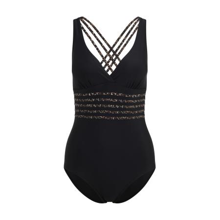 Lascana LASCANA Badpak beige / bruin / zwart